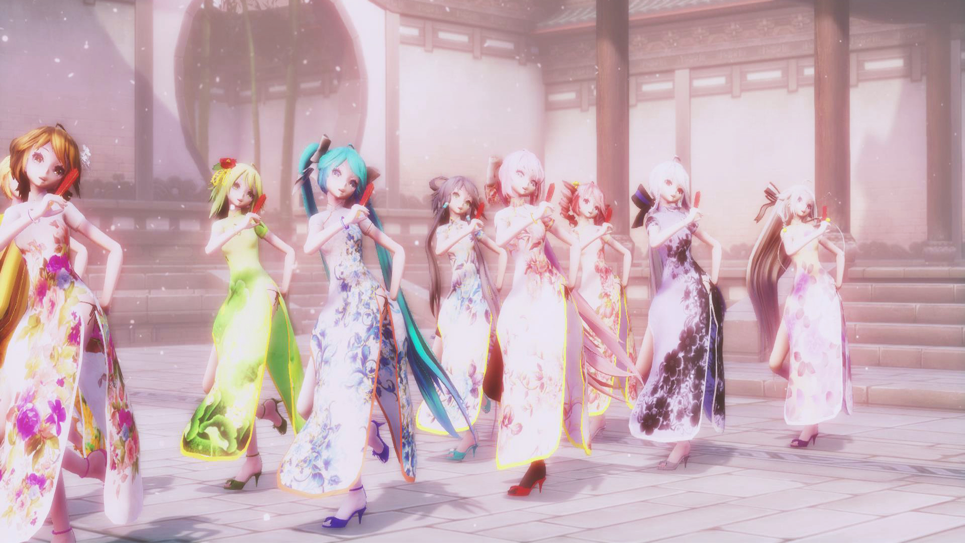 【MMD】芒种 巡音 初音 弱音旗袍装
